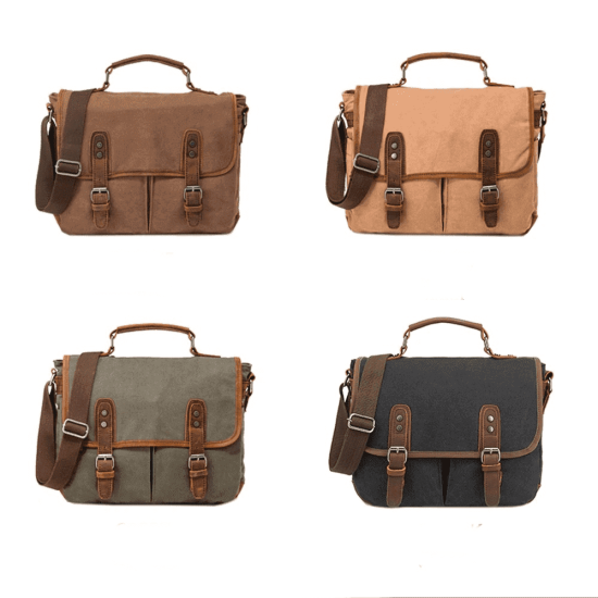 Bolsa de lona Carteiro Notebook 15" Viagem