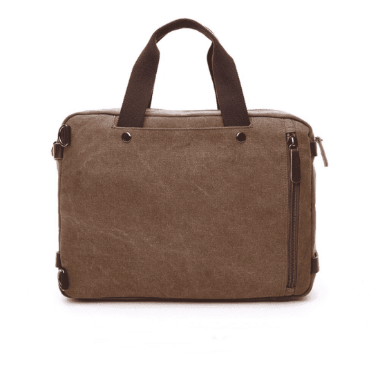 Bolsa de Lona Grande Viagem Notebook 16" Estilo Carteiro