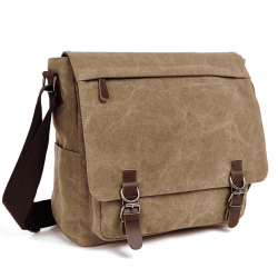 Bolsa Tiracolo de Lona Masculina Carteiro