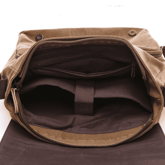 Bolsa Tiracolo de Lona Masculina Carteiro